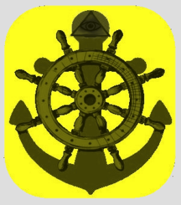 My Dharma Wheel, complete with anchor to keep you grounded.
